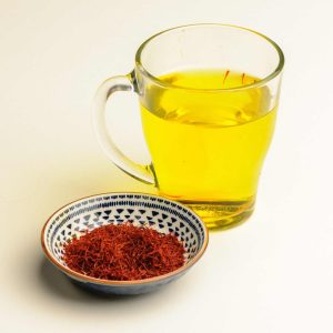 1 Gramm iranischer Safran mit Glas Safrantee
